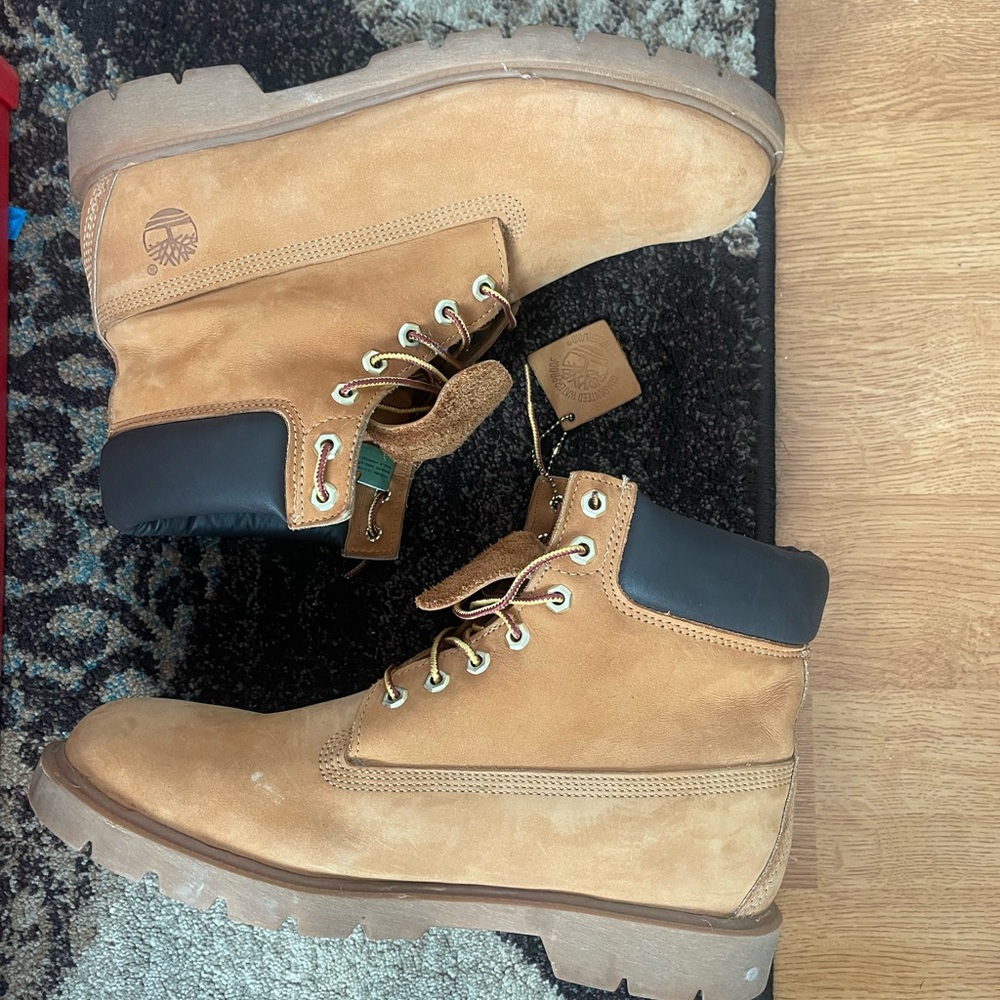 Timberland 6 in Premium Wheat size 12
